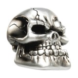 Punchy Skull - Pewter Finish